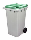 Бак для мусора 240л на колесах зеленый М5937