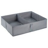 VETTA Органайзер Швеция 2 отделения, 40х30х10см, пэ, серый 457-751